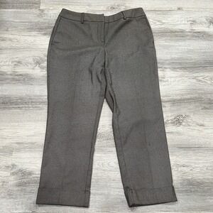 Chicos‎ Cropped Dress Pants Career Herringbone Trousers Office Wear Sz .5 (XS)